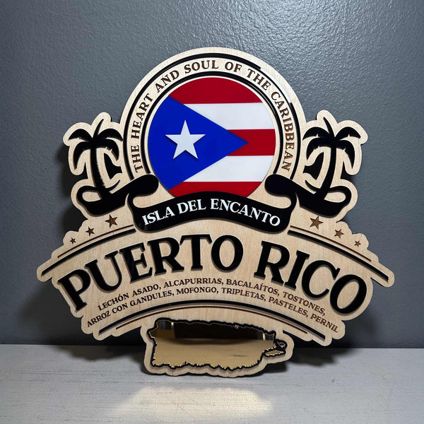 Puerto Rico Isla del Encanto Collectible Wall Art