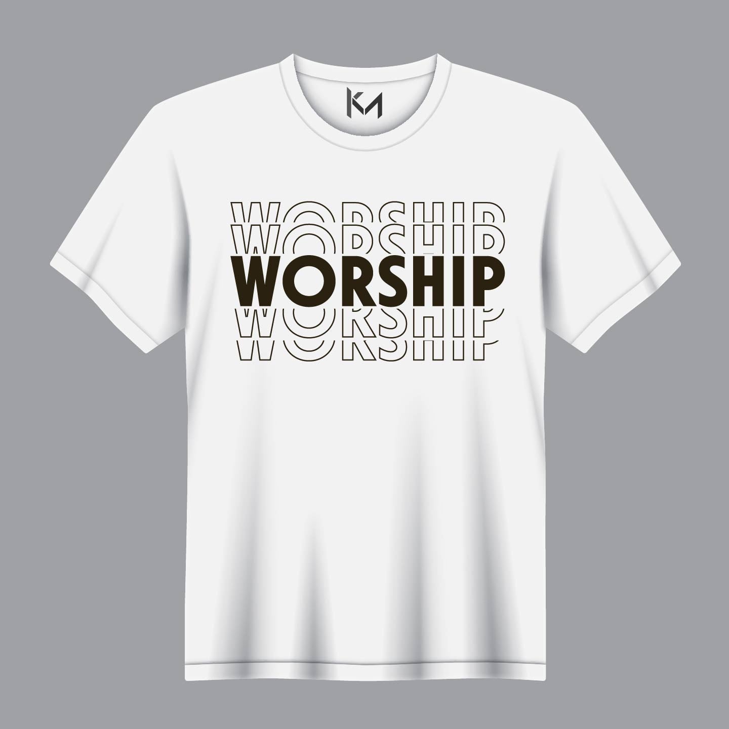 Worship outlines TShirt – Kingdom Masterpieces